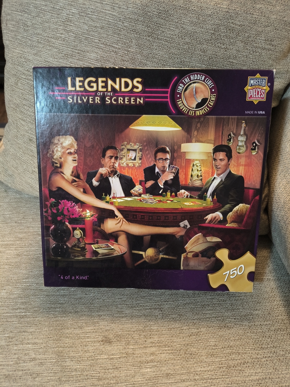 Legends of the Silver Screen 750-Piece Puzzle - Purple
